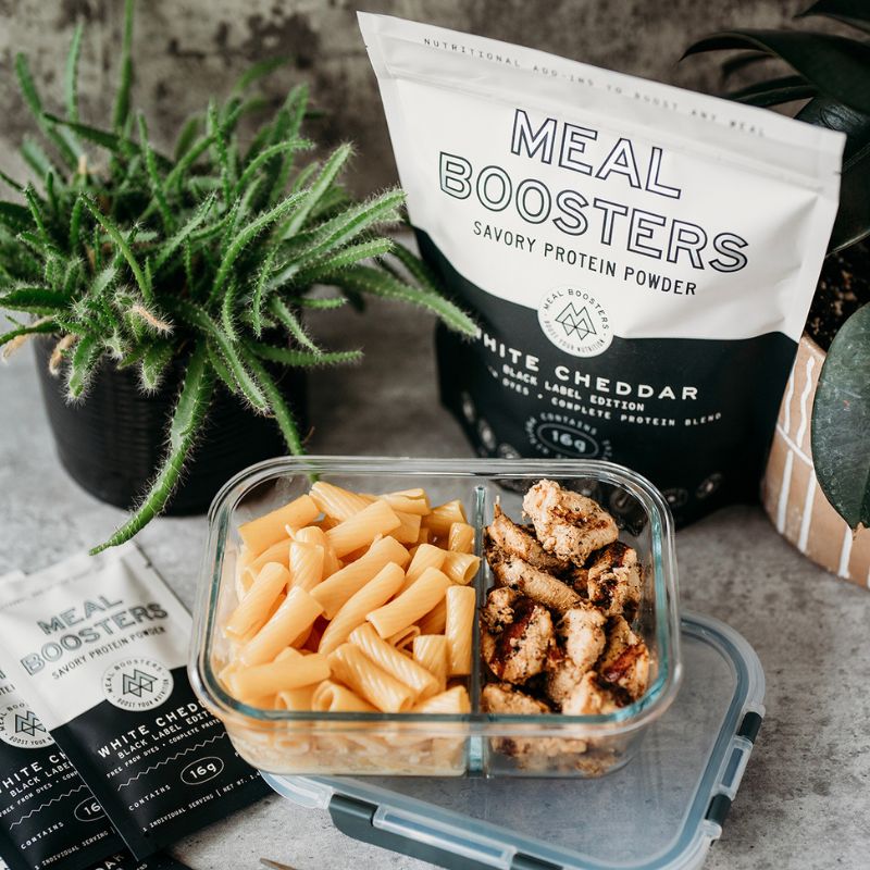 White Cheddar Collagen Protein Chicken Pasta