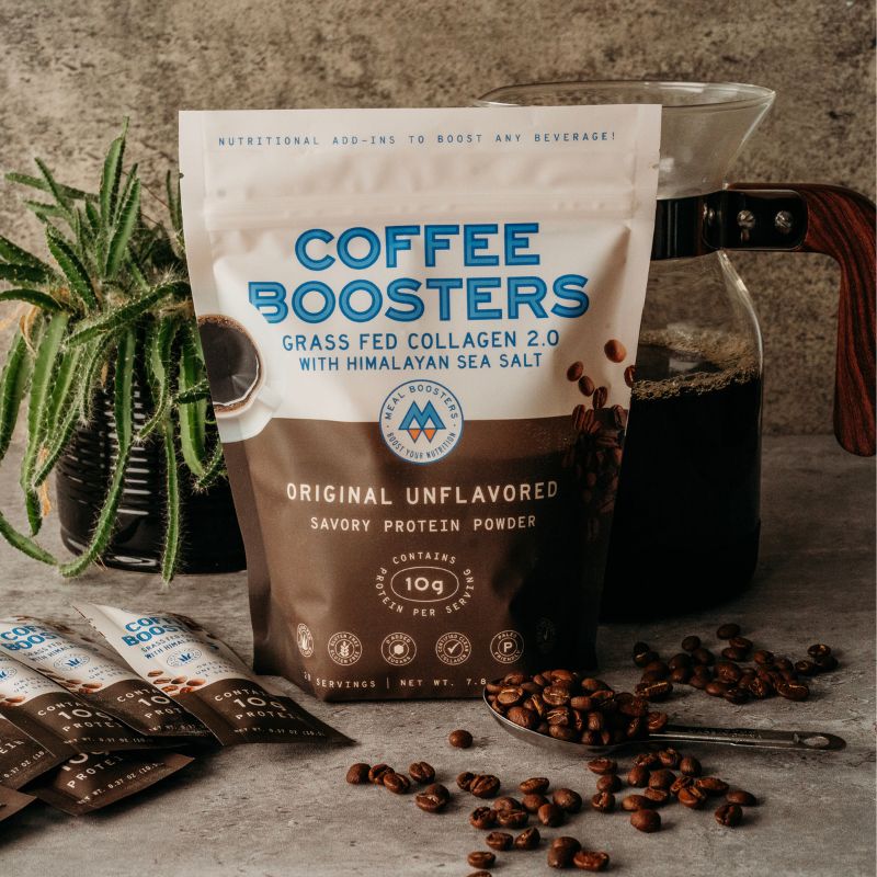 Coffee Boosters collagen with electrolytes  mix into coffee