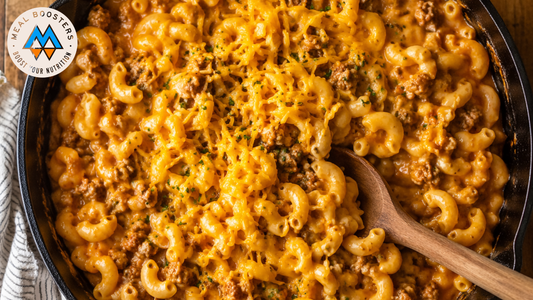 Boosted Hamburger Helper (50g Protein Per Serving)