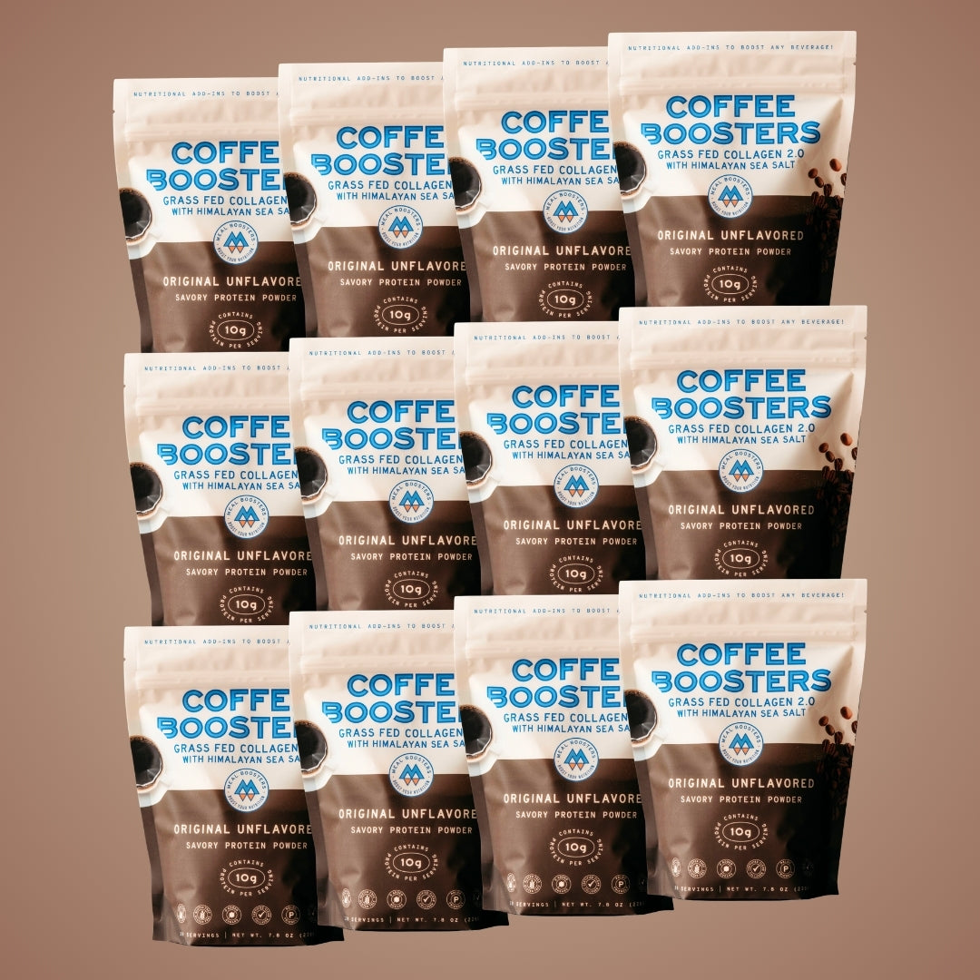 Coffee Boosters – Unflavored (Pouches, Case of 12)