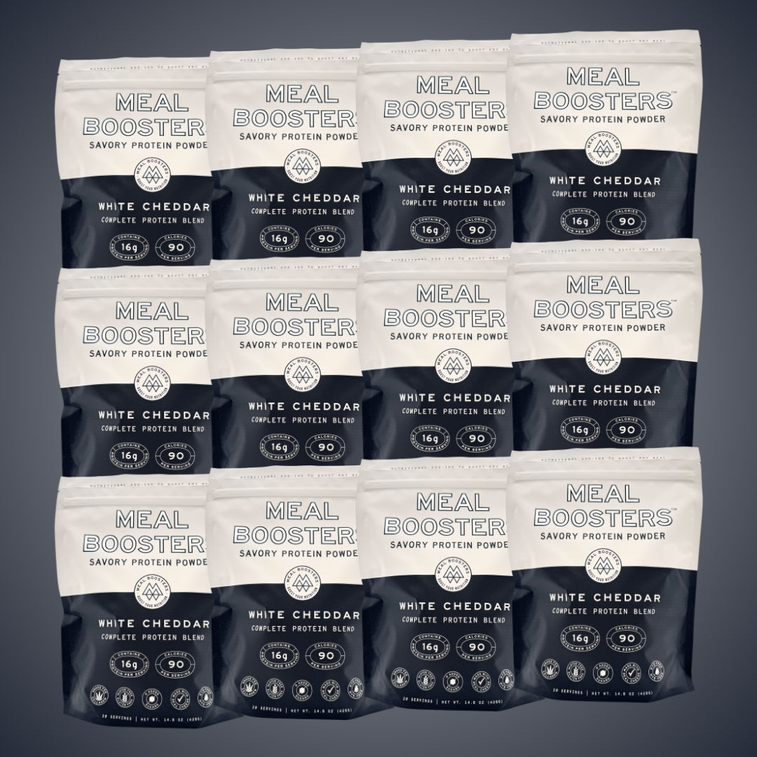 Meal Boosters – White Cheddar (Bulk Pouches, Case of 12)