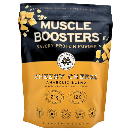 Muscle Boosters – Cheesy Cheese (Bulk Pouches, Case of 12)