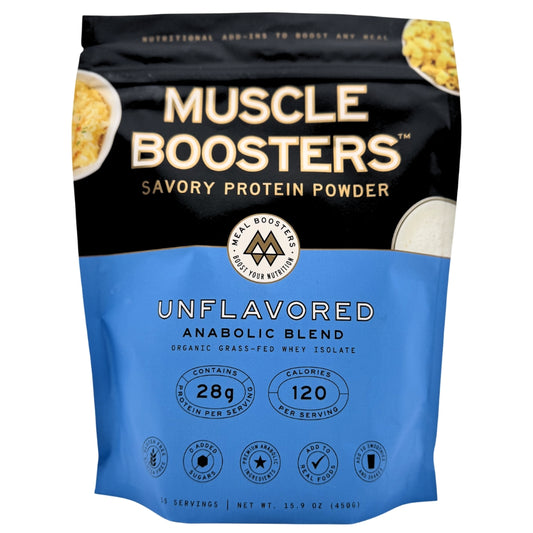 Muscle Boosters – Unflavored (Bulk Pouches, Case of 12)