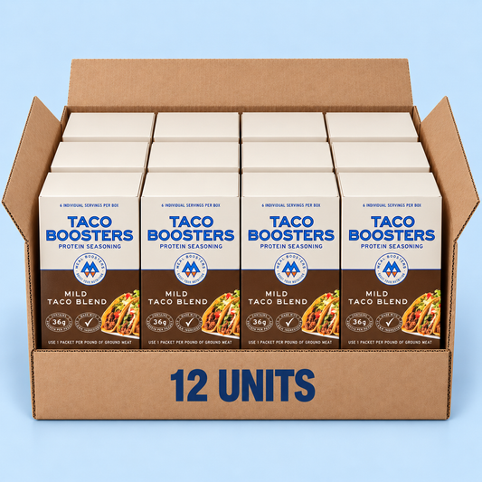 Taco Boosters Mild Taco, Wholesale Case of 12 Boxes