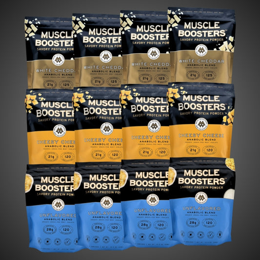 Muscle Boosters – Mixed (Bulk Pouches, Case of 12)