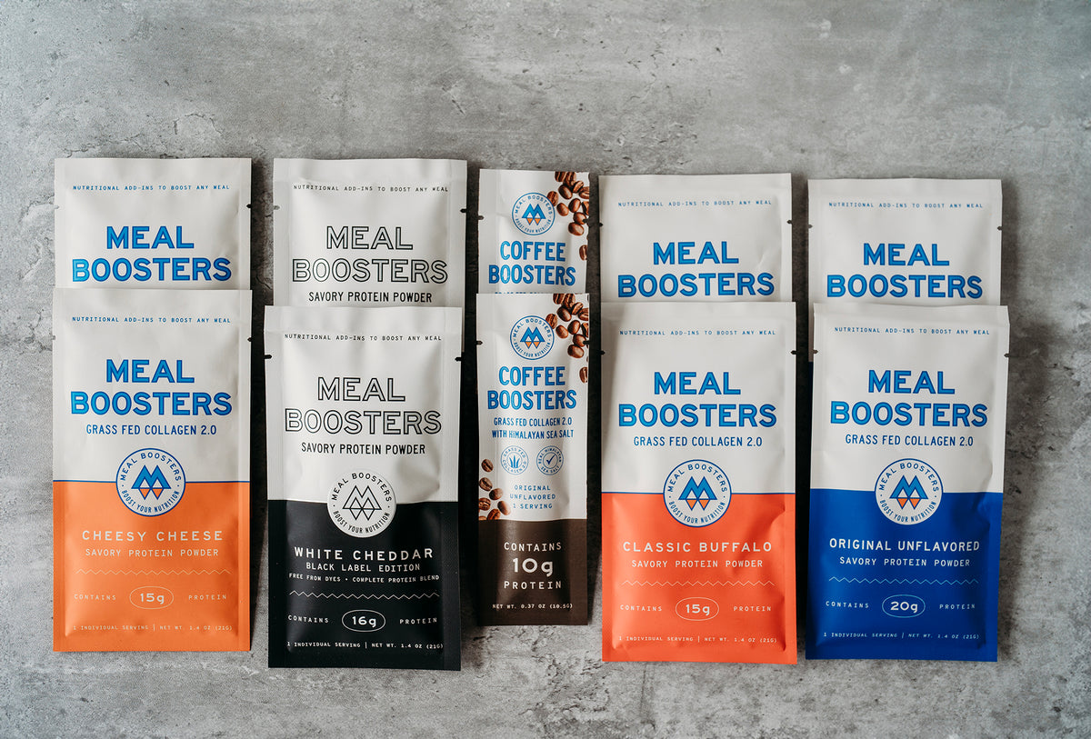 The Full Meal Boosters Sampler: 10 Pack of 2 x Each Flavor