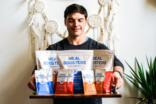 Meal Boosters offers savory collagen powder to put into foods, drinks, and everything in between!